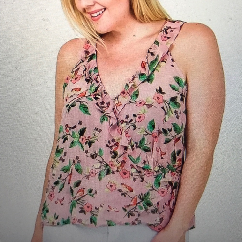 Mauve sleeveless top